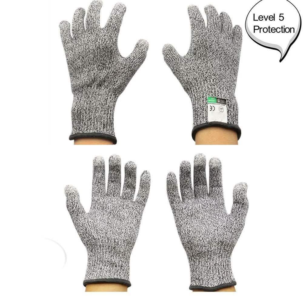 Anti-Cut Gloves 5 Grade Safety Cut Proof Stab Resistant Stainless Steel by DailySale