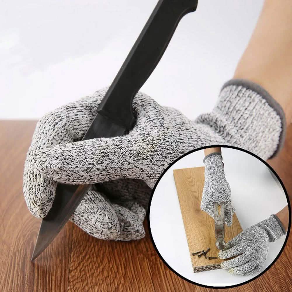 Anti-Cut Gloves 5 Grade Safety Cut Proof Stab Resistant Stainless Steel by DailySale