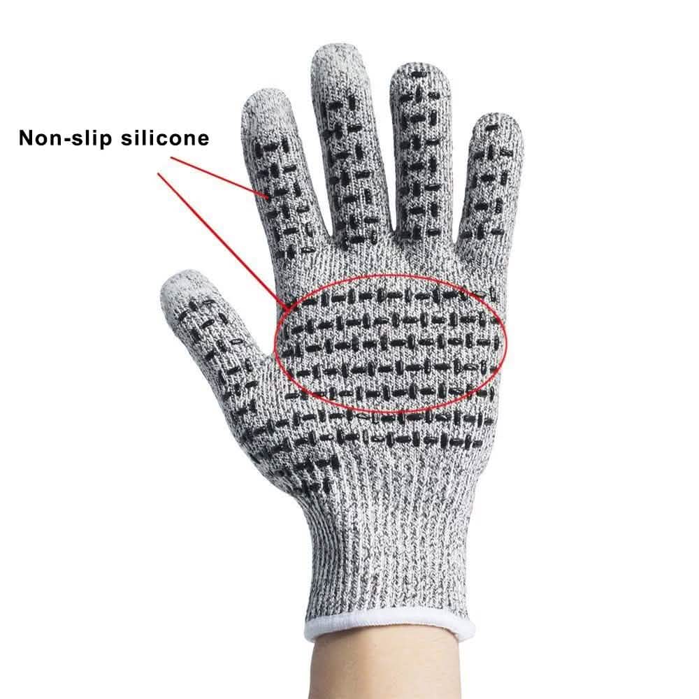 Anti-Cut Gloves 5 Grade Safety Cut Proof Stab Resistant Stainless Steel by DailySale