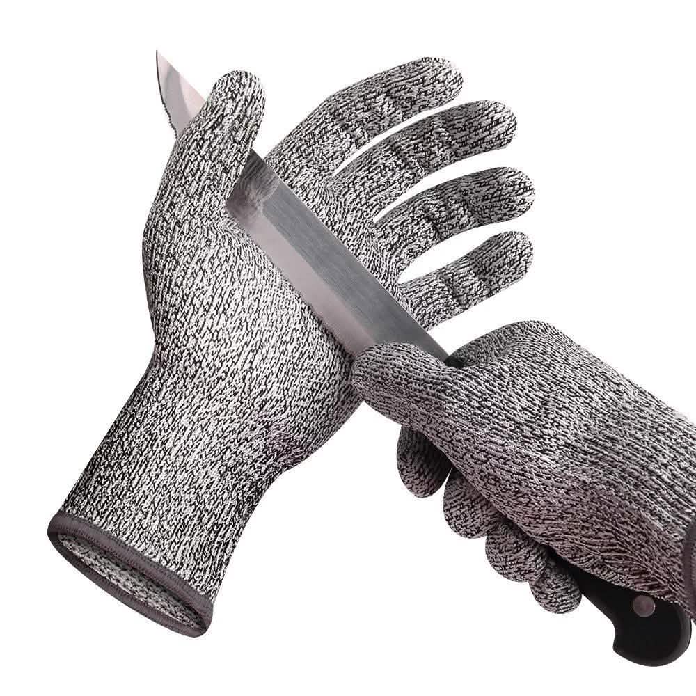Anti-Cut Gloves 5 Grade Safety Cut Proof Stab Resistant Stainless Steel by DailySale