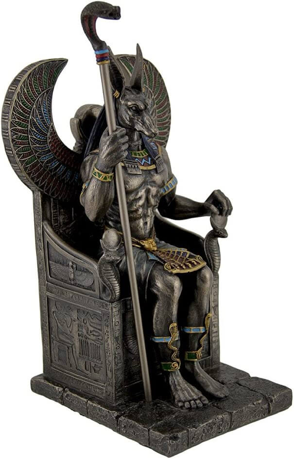 Anubis on Throne by FairyGlen Store