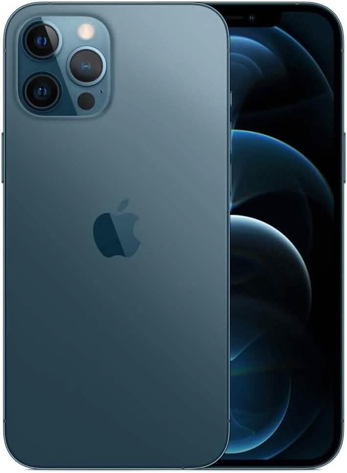 Apple iPhone 12 Pro, 256GB, Pacific Blue - Fully Unlocked (Refurbished) by DailySale