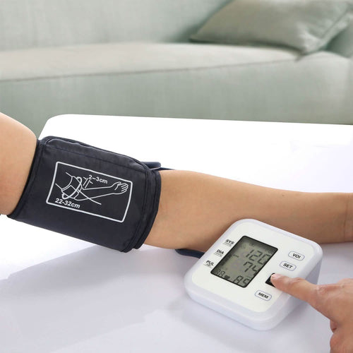 Arm Blood Pressure Monitor with Adjustable Cuff by DailySale