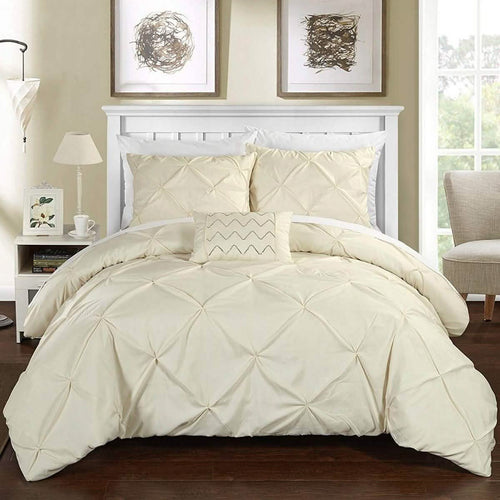 Armi Pinch-Pleated Microfiber Duvet Cover Set by DailySale
