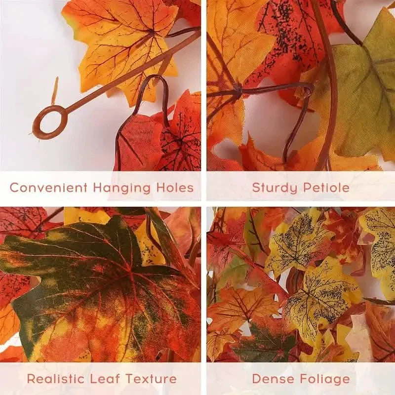 Artificial Maple Leaf Rattan by DailySale