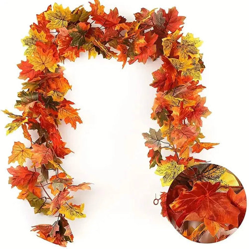 Artificial Maple Leaf Rattan by DailySale