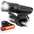 Ascher Ultra Bright USB Rechargeable Bike Light Set by DailySale