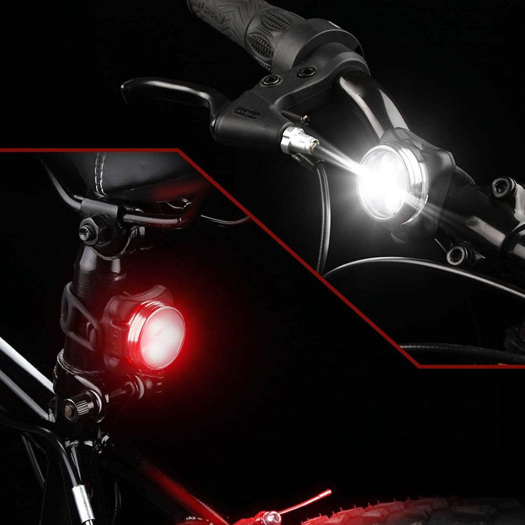 Ascher USB Rechargeable Bike Light Set by DailySale
