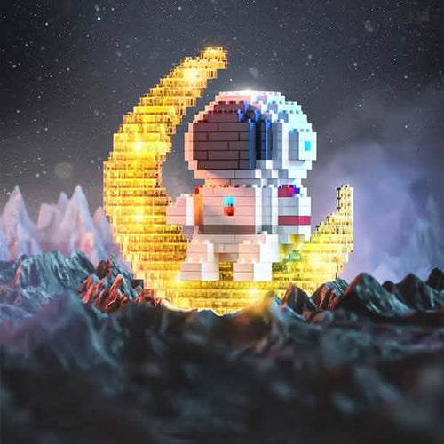 Astronaut Building Blocks LED Glowing Toys by DailySale