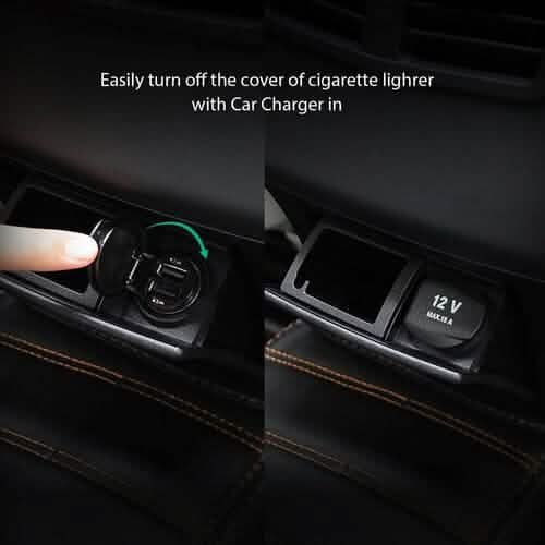 Aukey Universal True AiPOWER 24W 4.8A Dual Port Car Charger (Refurbished) by DailySale