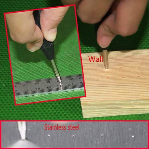 Automatic Center Pin Punch Strike Spring Loaded Marking Starting Holes Tool by DailySale