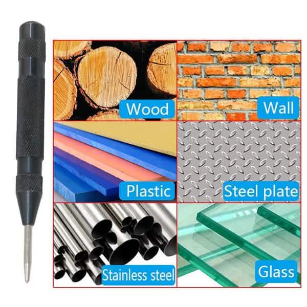 Automatic Center Pin Punch Strike Spring Loaded Marking Starting Holes Tool by DailySale