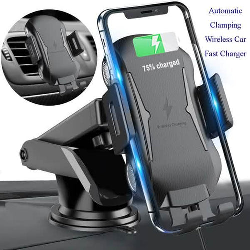 Automatic Clamping Wireless Car Charger Mount by DailySale