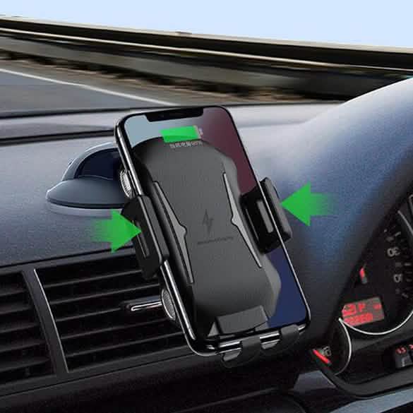Automatic Clamping Wireless Car Charger Mount by DailySale
