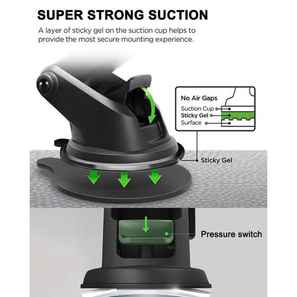 Automatic Clamping Wireless Car Charger Mount by DailySale