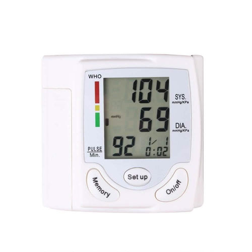 Automatic Digital Wrist Cuff Blood Pressure Monitor by DailySale