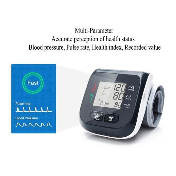 Automatic Digital Wrist Sphygmomanometer by DailySale