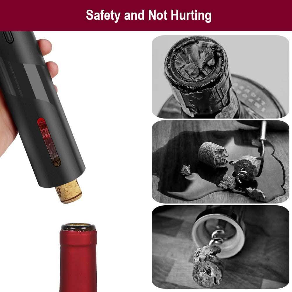 Automatic Electric Wine Bottle Corkscrew Opener by DailySale