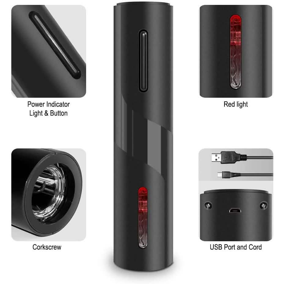 Automatic Electric Wine Bottle Corkscrew Opener by DailySale