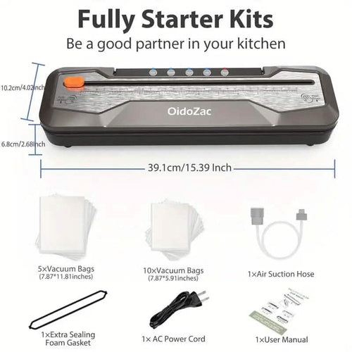 Automatic Food Vacuum Sealer Bag Bundle Machine by DailySale