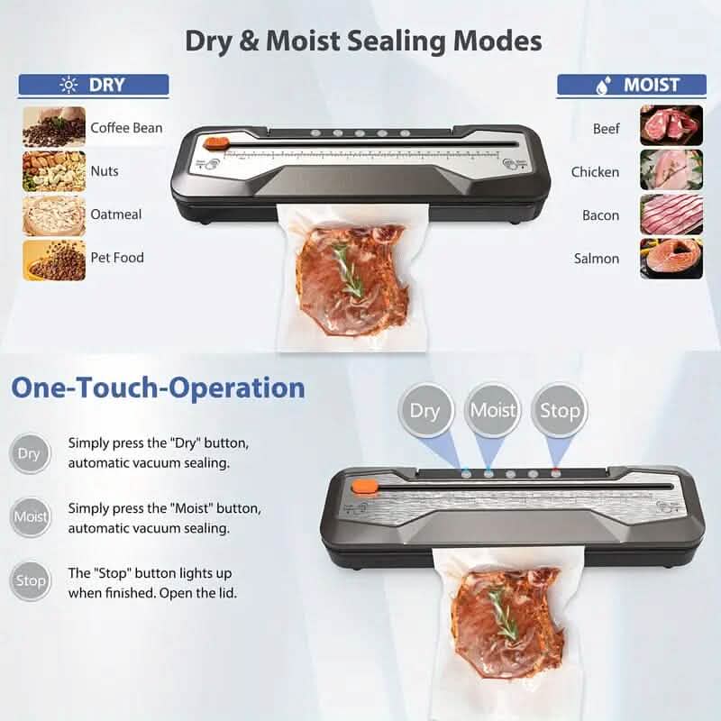 Automatic Food Vacuum Sealer Bag Bundle Machine by DailySale
