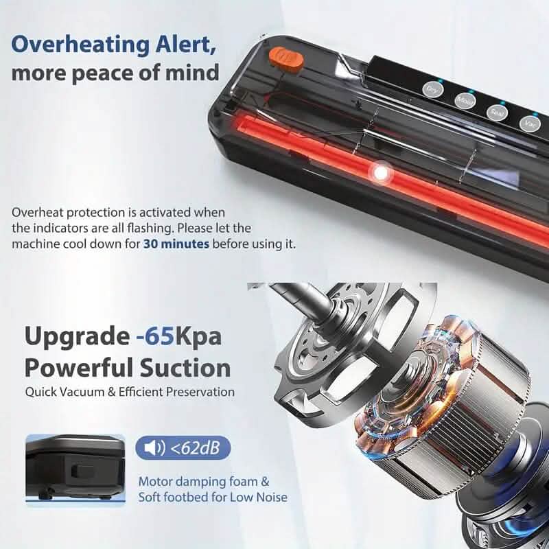 Automatic Food Vacuum Sealer Bag Bundle Machine by DailySale