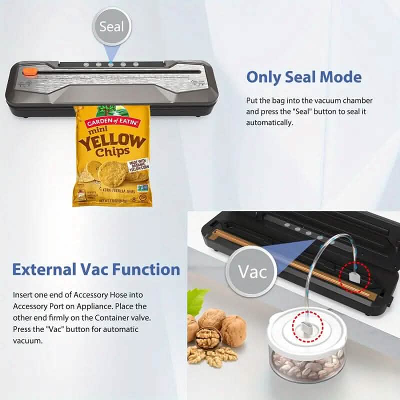 Automatic Food Vacuum Sealer Bag Bundle Machine by DailySale