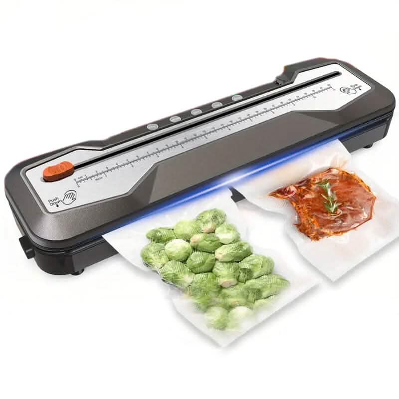 Automatic One-Touch Food Vacuum Sealer 5 Modes with 15 Sealer Bags and Built-in Cutter by DailySale