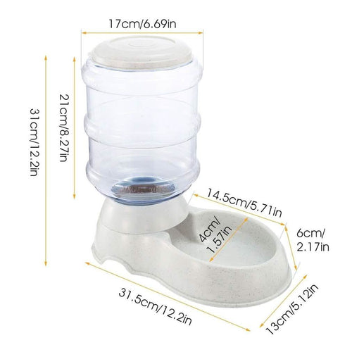 Automatic Pet Feeder Self-Dispensing Gravity Pets Food Dispenser by DailySale
