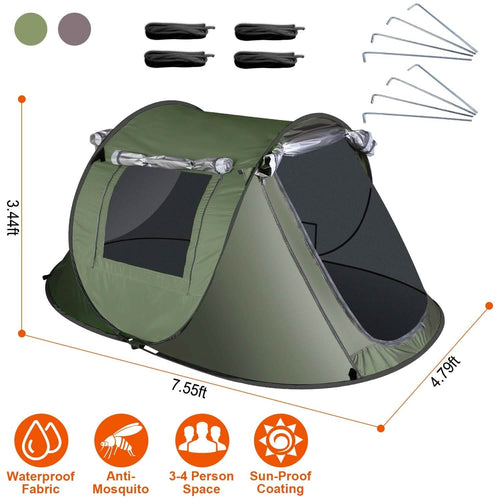 Automatic Pop Up Camping Tent by DailySale
