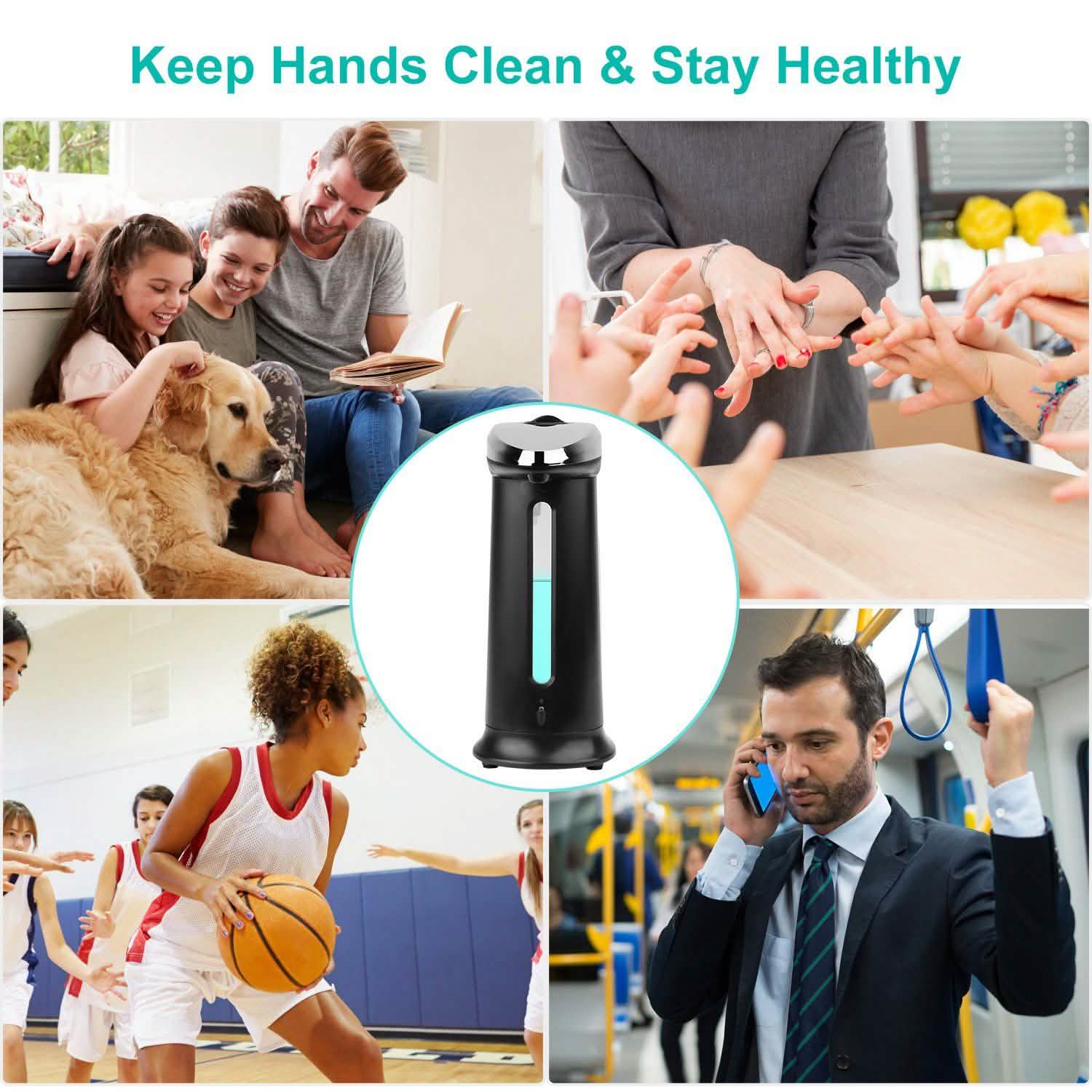Automatic Soap Dispenser 400 ML/16.9 Oz by DailySale