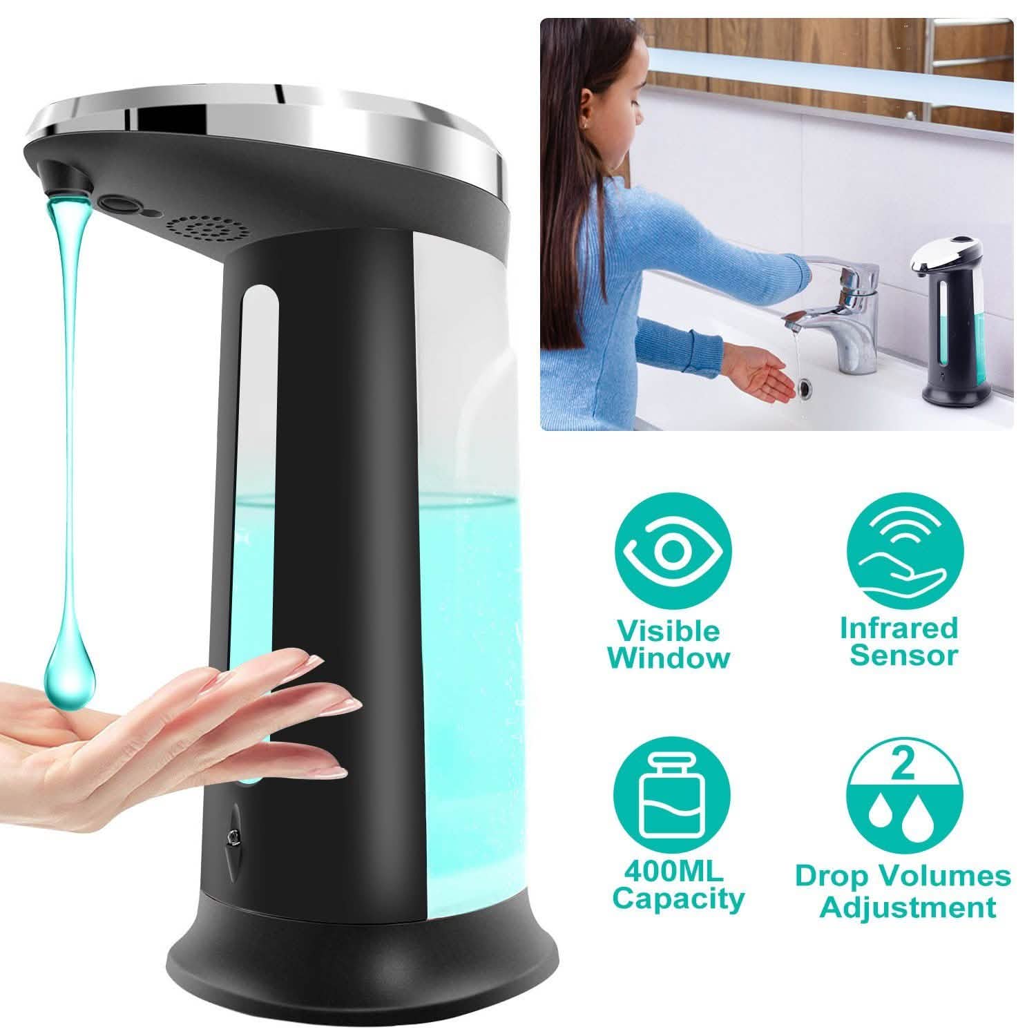 Automatic Soap Dispenser 400 ML/16.9 Oz by DailySale