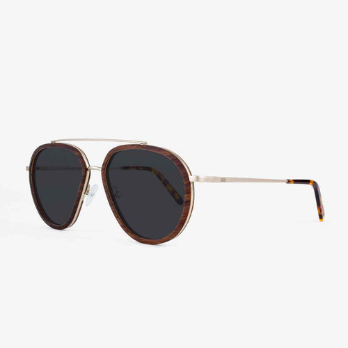 Aventura - Metal & Wood Sunglasses by Tommy Owens