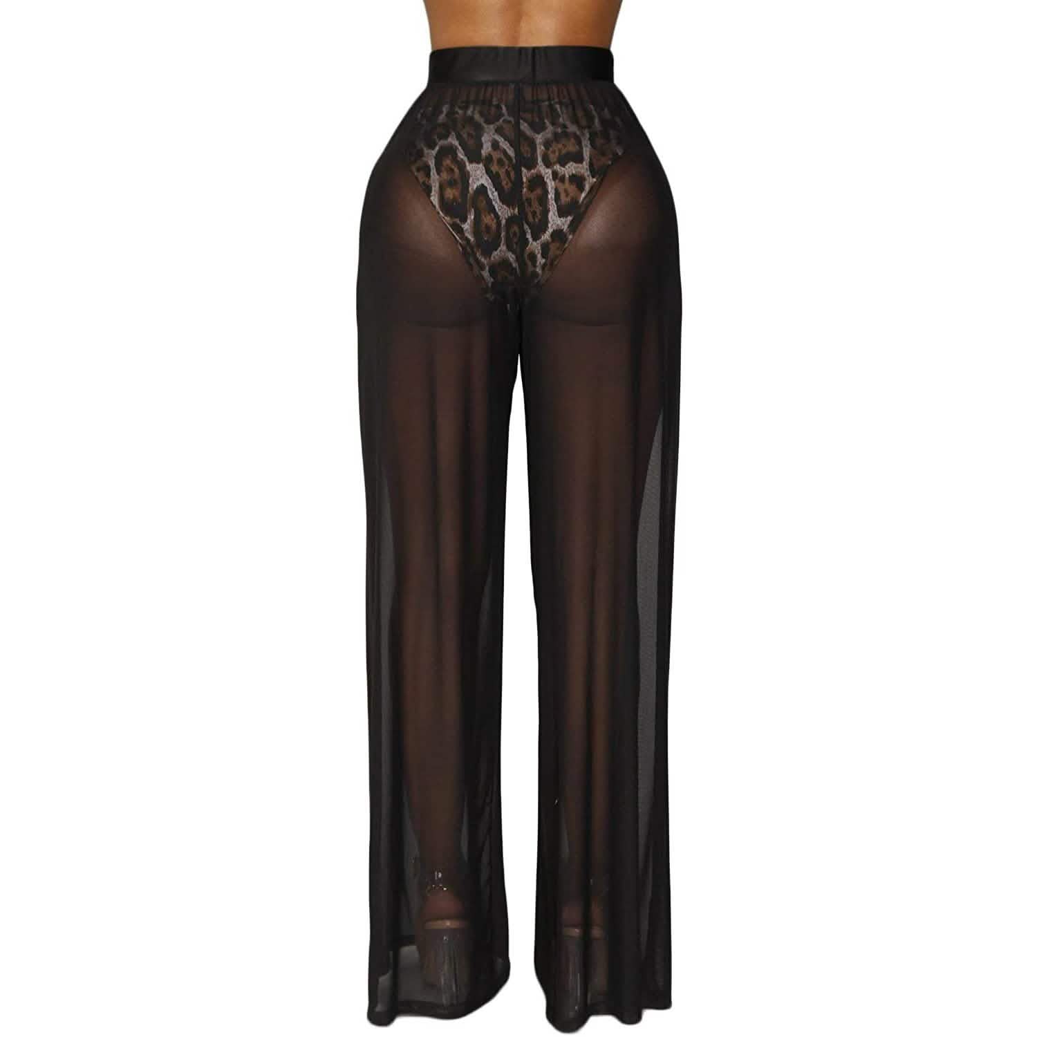 Awoscut Women See Through Sheer Mesh Pants by DailySale