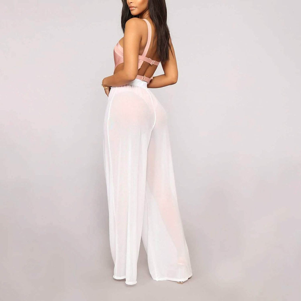 Awoscut Women See Through Sheer Mesh Pants by DailySale