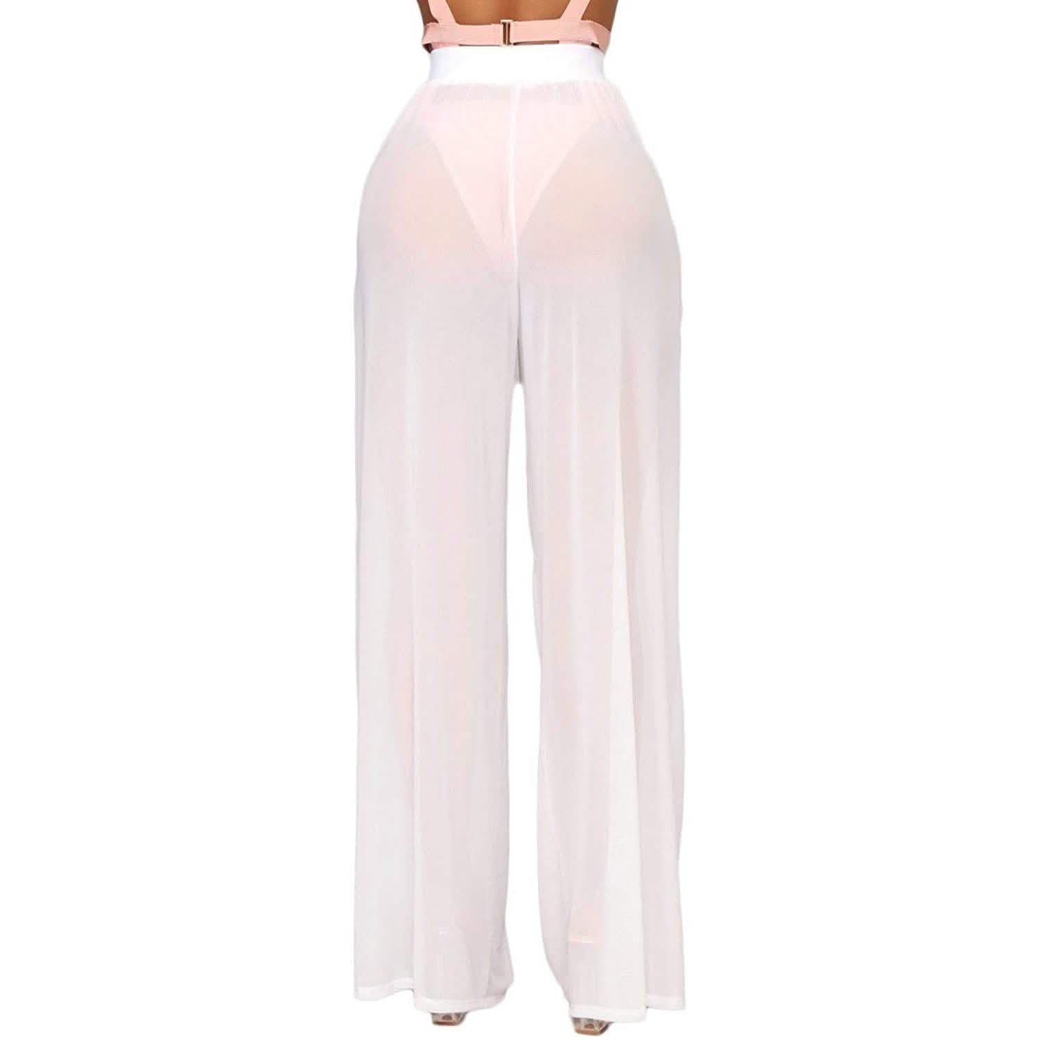 Awoscut Women See Through Sheer Mesh Pants by DailySale