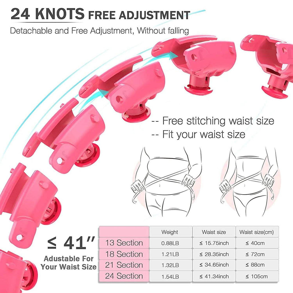 AZ GOGO Smart Hula Weighted Hoops by DailySale
