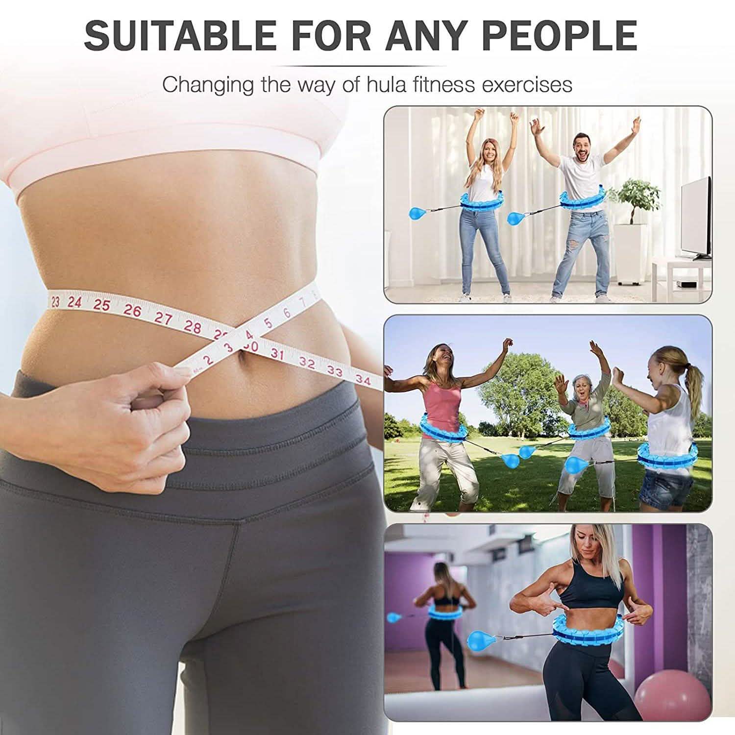 AZ GOGO Smart Hula Weighted Hoops by DailySale