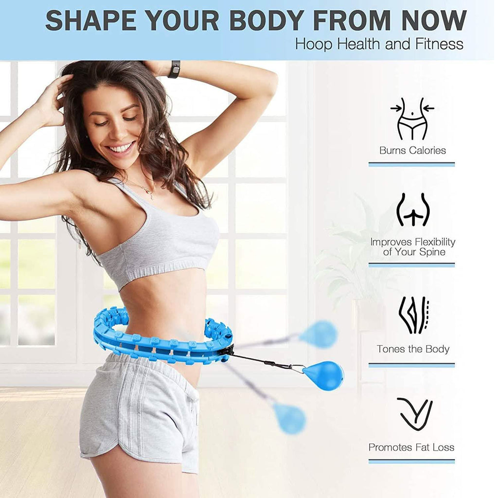 AZ GOGO Smart Hula Weighted Hoops by DailySale