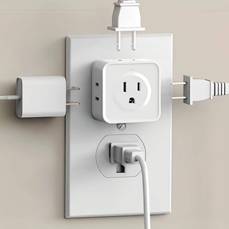 Multi-Function Socket Adapter – Five-Way Wall Extension by DailySale