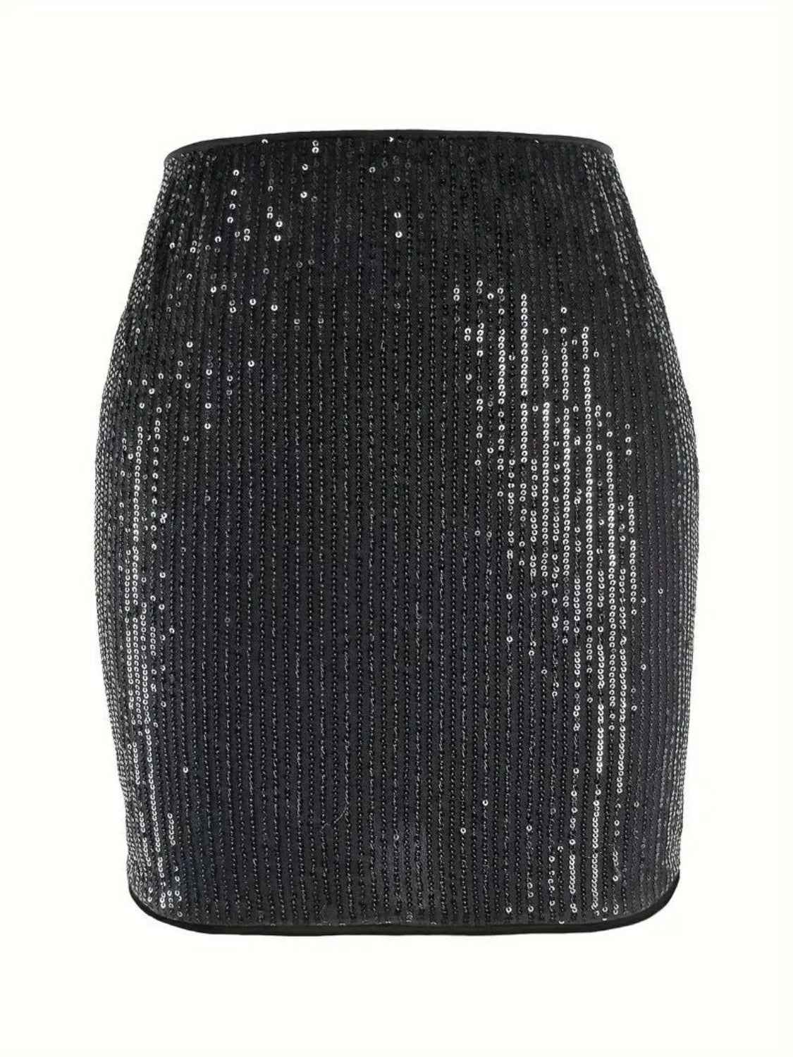 Sequin Mini Skirt