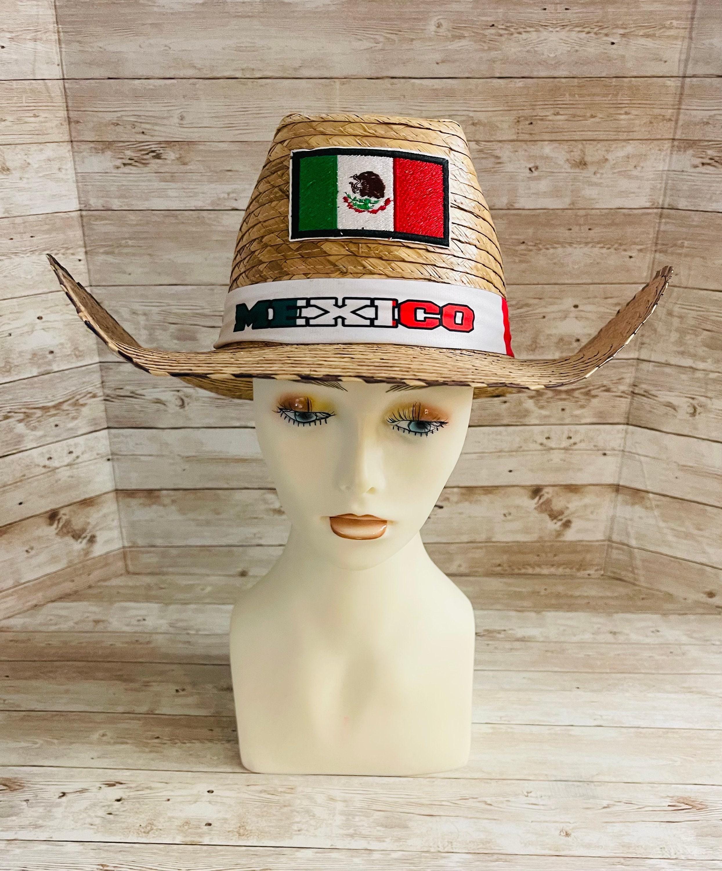 Cowboy Mexican Hat Sombrero Vaquero Artesanal de Palma de Mexico by Chica Mexico