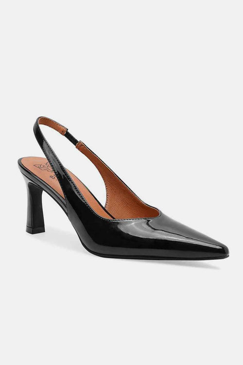 Beast Fashion Faux Leather Point Toe Slingback Pumps by Wild and Free Boutique