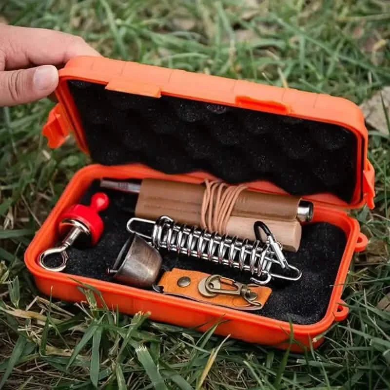 Durable EDC Tool Box – Shockproof & Waterproof, Compact Travel Organizer by DailySale
