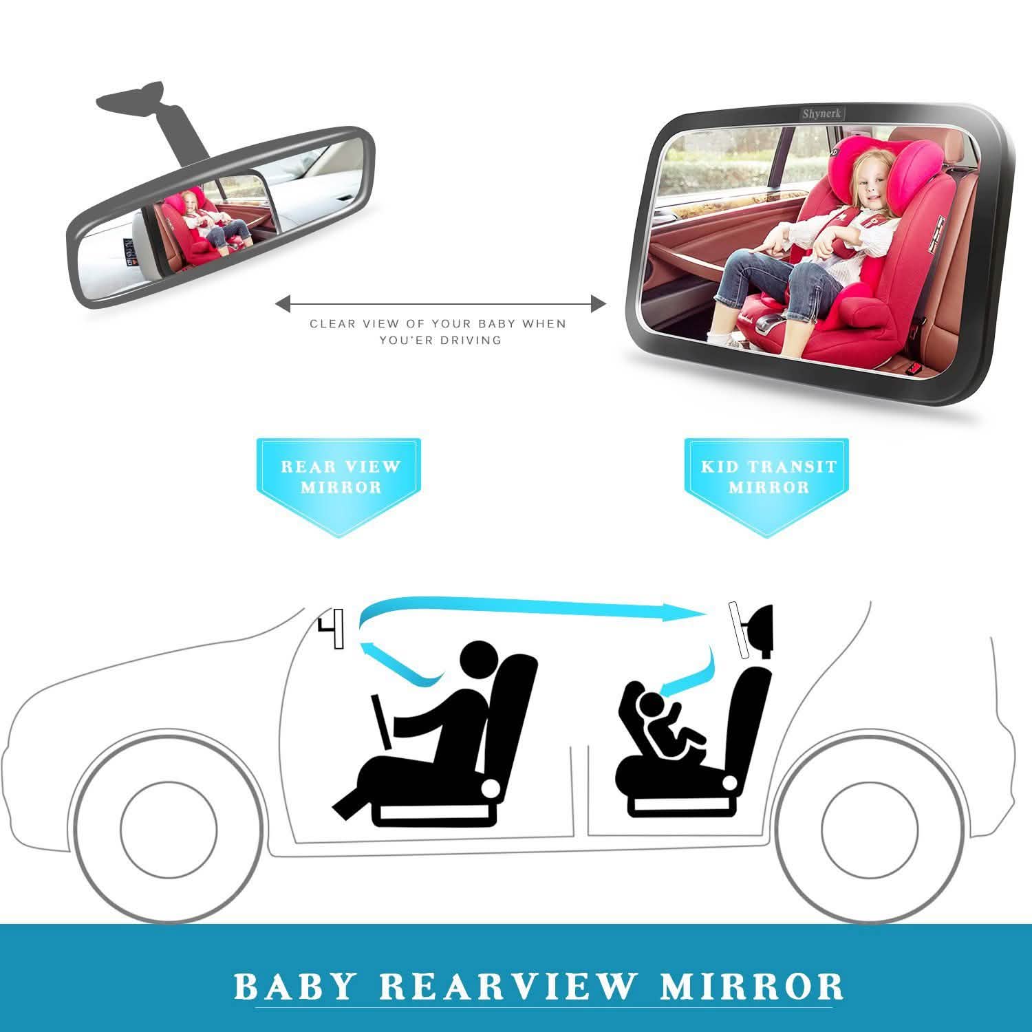 Baby Car Rearview Mirror by DailySale