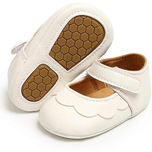 Baby Girls Mary Jane Flats Non-Slip Toddler First Walkers Princess Dress Shoes by DailySale
