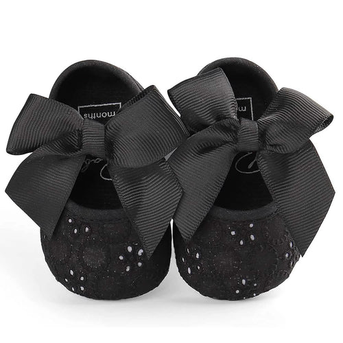 Baby Girls Princess Bowknot Soft Sole Cloth Crib Shoes Sneaker by DailySale