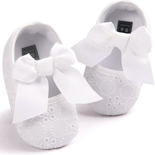 Baby Girls Princess Bowknot Soft Sole Cloth Crib Shoes Sneaker by DailySale