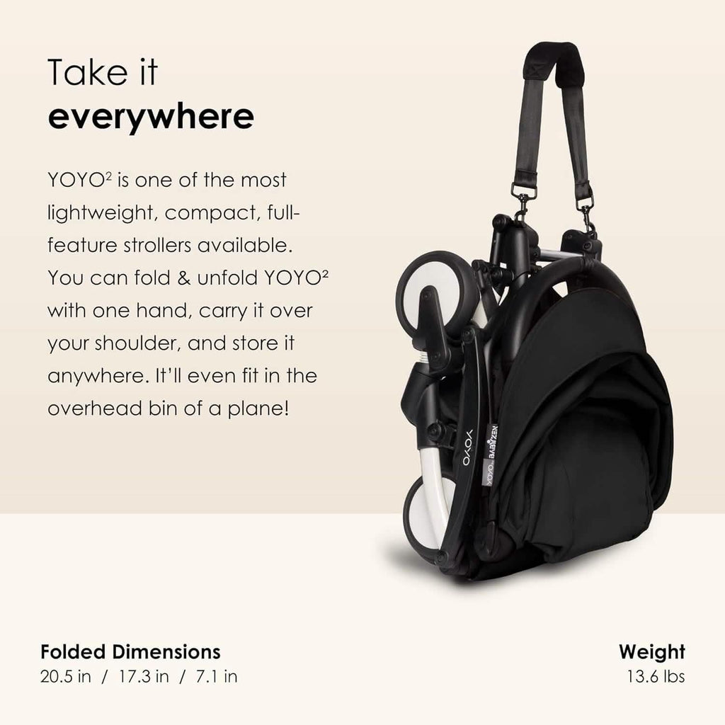 BABYZEN YOYO2 Stroller Lightweight & Compact - Black (Refurbished) by DailySale