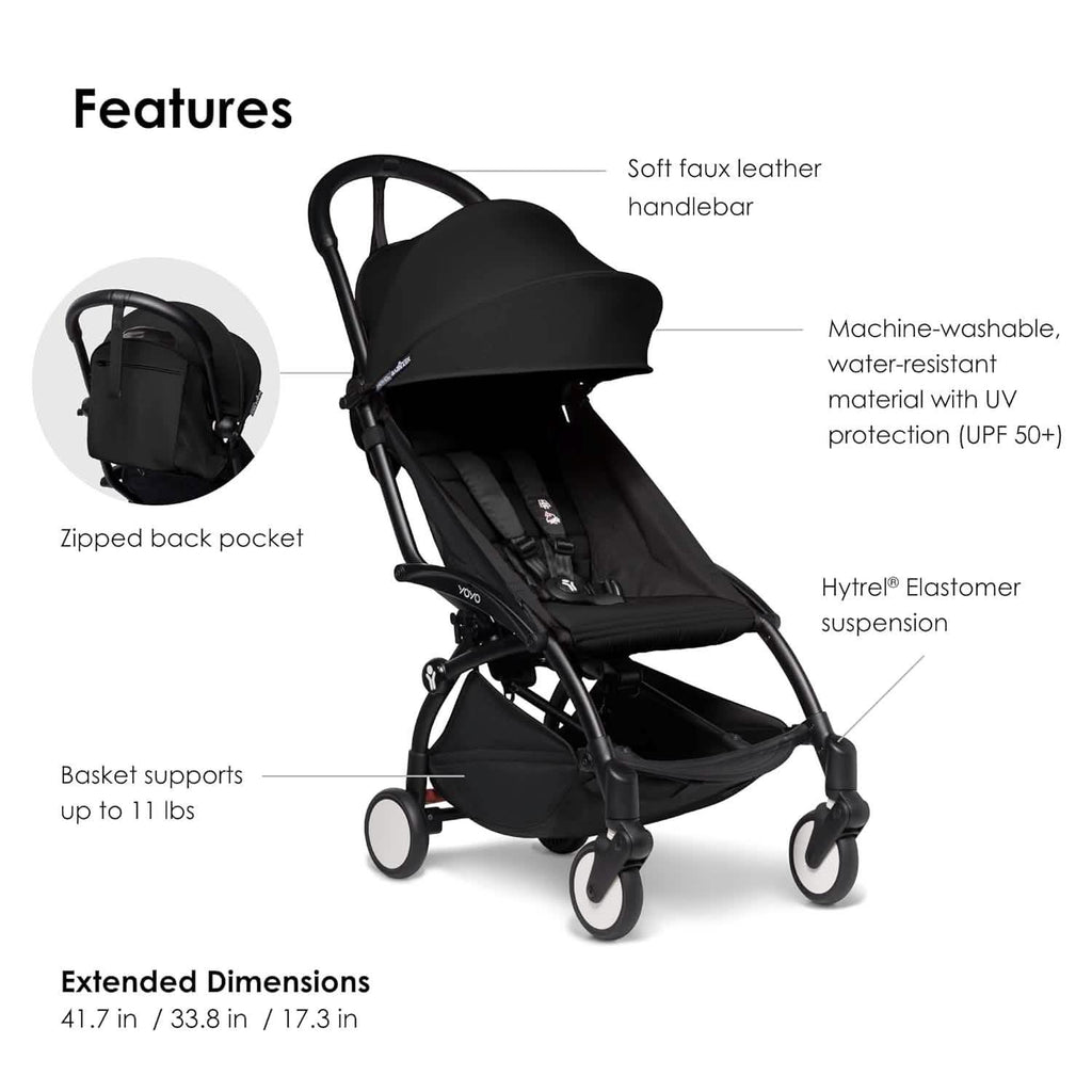 BABYZEN YOYO2 Stroller Lightweight & Compact - Black (Refurbished) by DailySale
